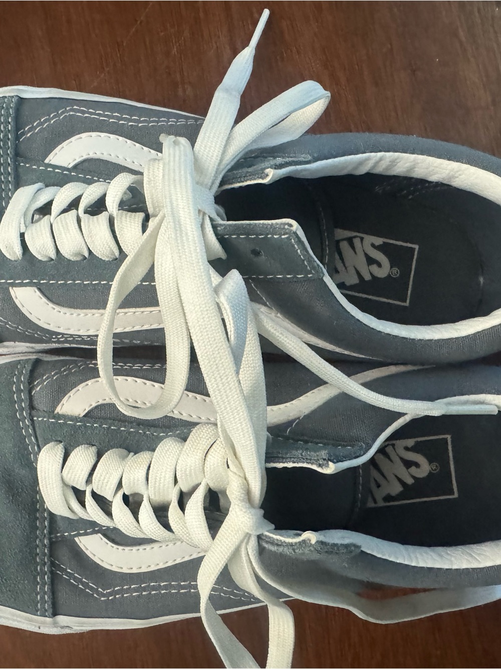 Vans Old Skool Men’s Sneakers in Gray and White